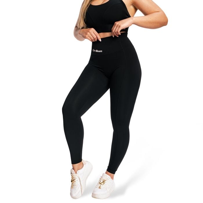 Women‘s Combat Leggings Black - GymBeam XS