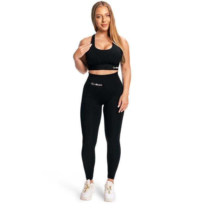 Women‘s Combat Leggings Black - GymBeam XS