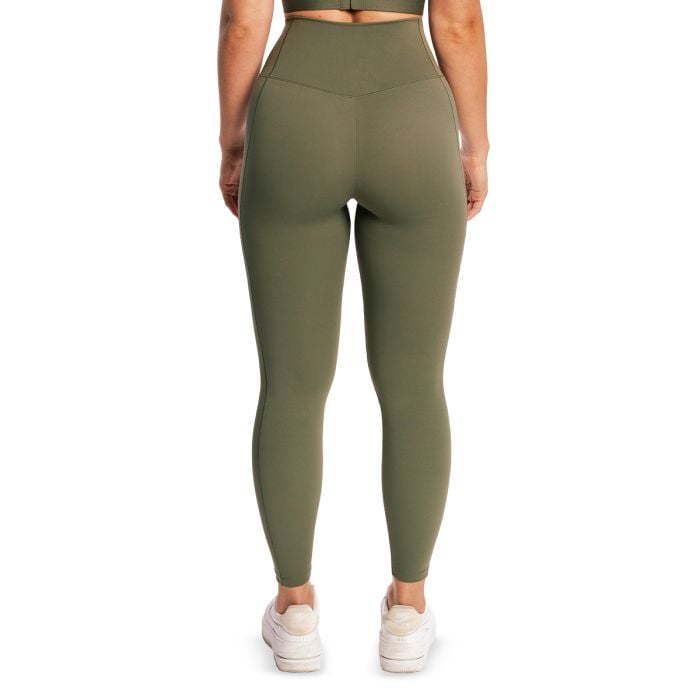 Women‘s Combat Leggings Olive Grey - GymBeam S