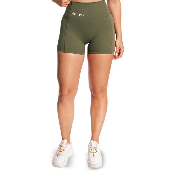 Women‘s Combat Shorts Olive Grey - GymBeam XL