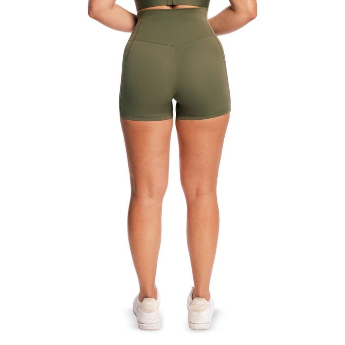 Women‘s Combat Shorts Olive Grey - GymBeam XL