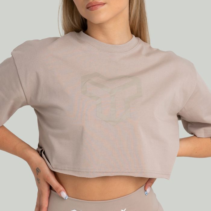 Women‘s CropTop Taupe - STRIX XL