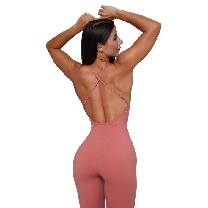 Women‘s FIT Workout Jumpsuit Salmon - GymBeam M