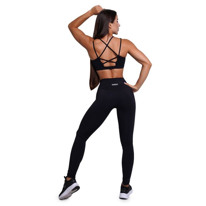 Women‘s FIT Leggings Black - GymBeam M