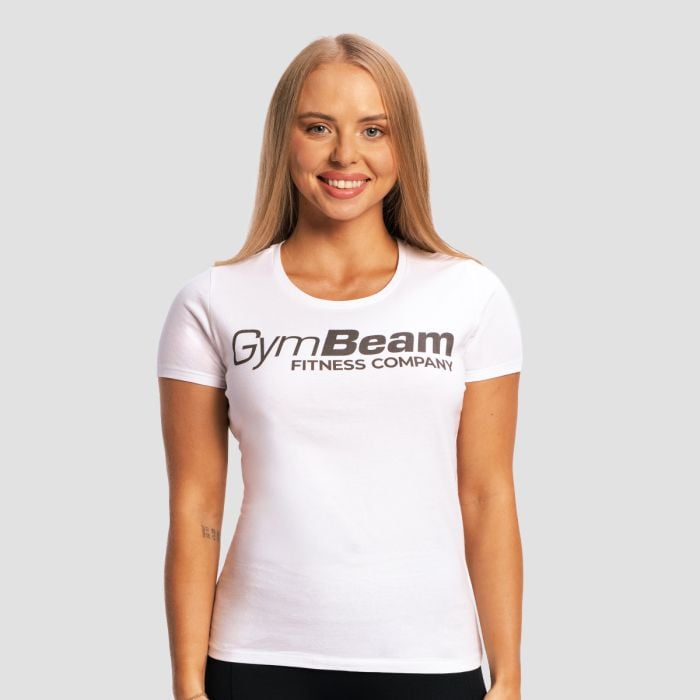 Women‘s Fitness White T-Shirt - GymBeam S