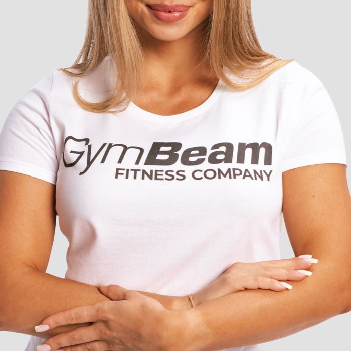Women‘s Fitness White T-Shirt - GymBeam S
