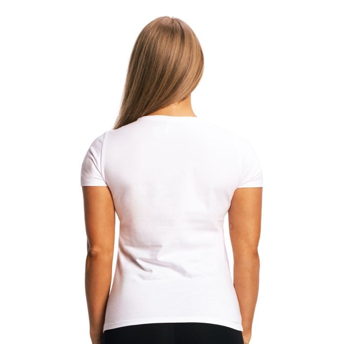 Women‘s Fitness White T-Shirt - GymBeam S