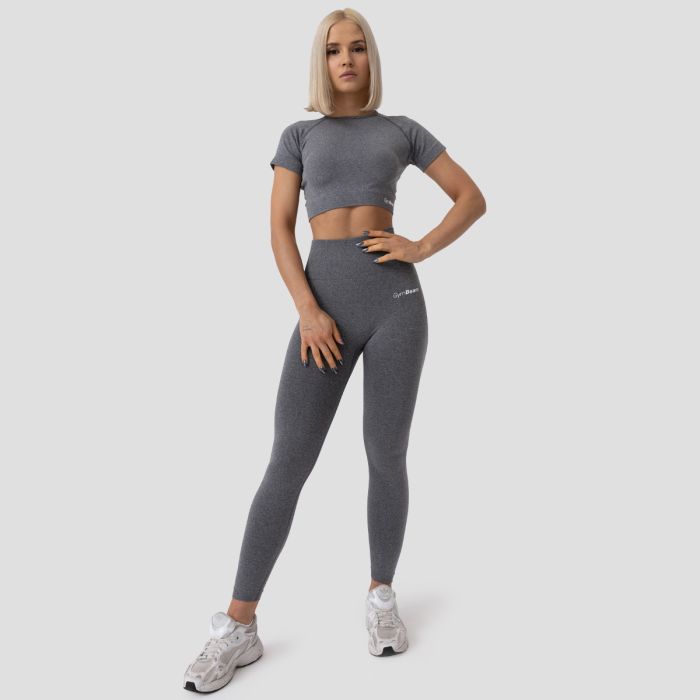 Ženski crop top FLO Grey - GymBeam XL