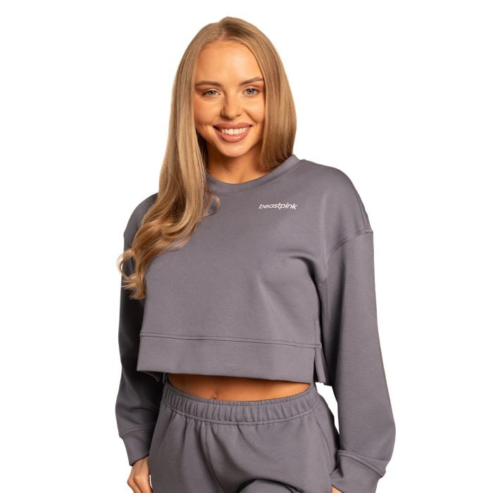 Women‘s Grace Sweatshirt Granite - BeastPink XL