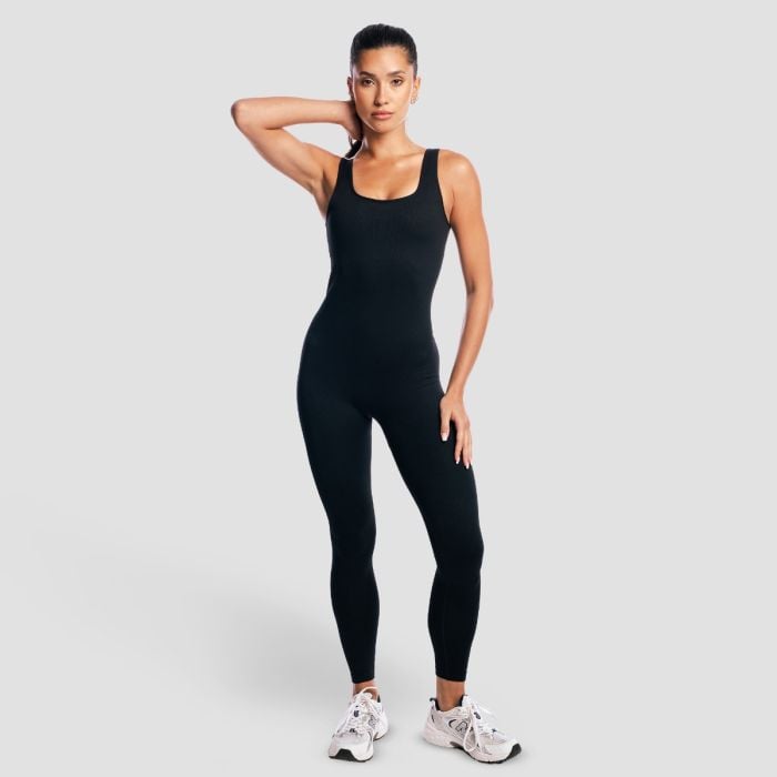 Women‘s GymBabe Jumpsuit Black - GymBeam L