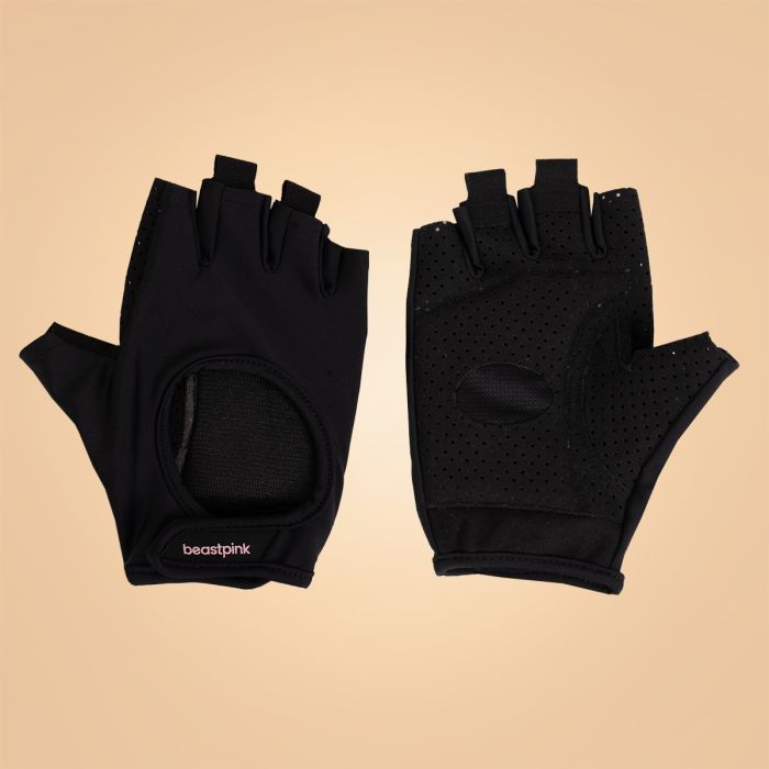 Women‘s Hyper Fitness Gloves Black - BeastPink M
