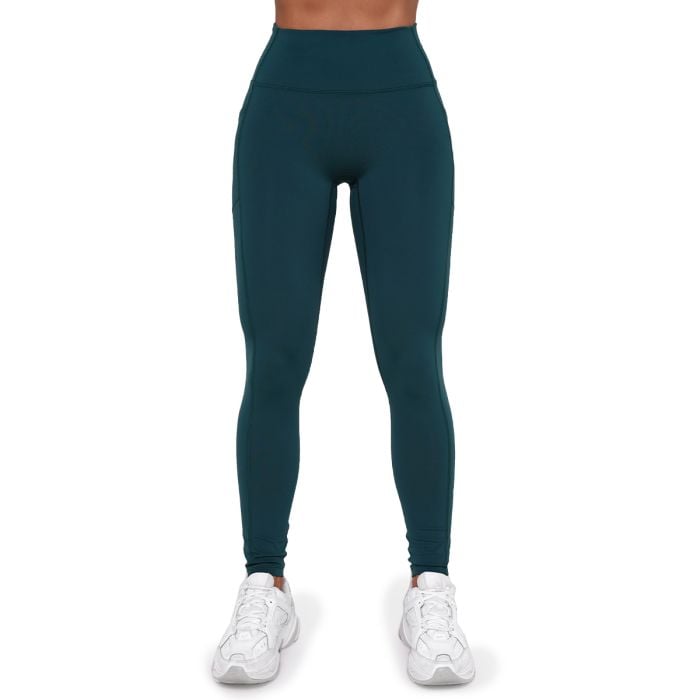 Women‘s Ignite Leggings Dark Green - GymBeam L