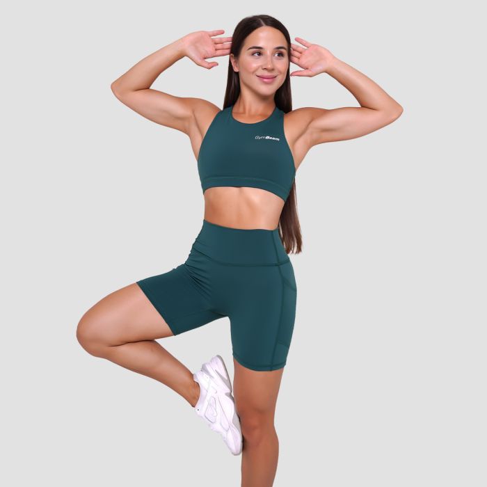 Women‘s Ignite Shorts Dark Green - GymBeam S