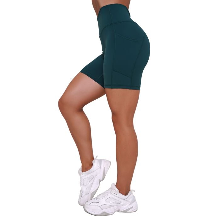 Women‘s Ignite Shorts Dark Green - GymBeam S