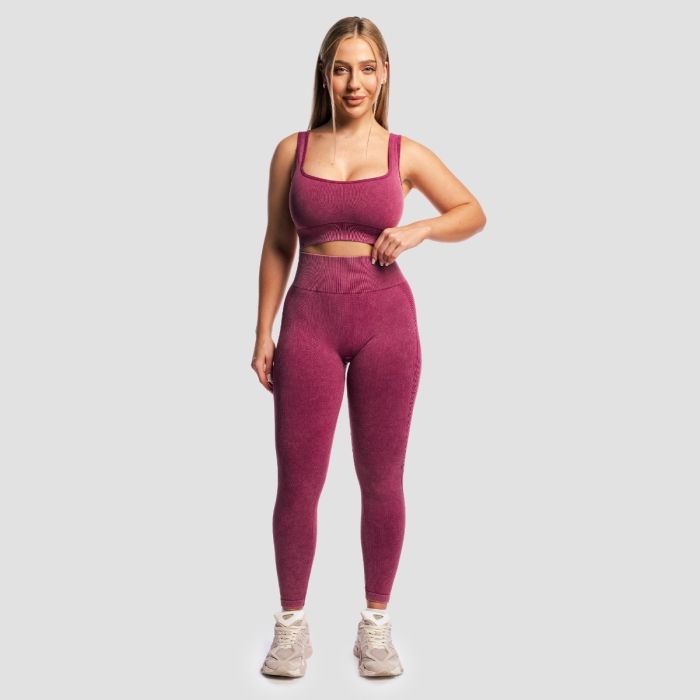 Women‘s Lift Seamless Leggings Plum - GymBeam S