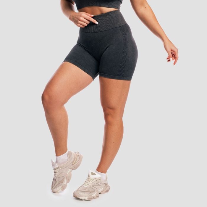 Women‘s Lift Seamless Shorts Coal - GymBeam XL