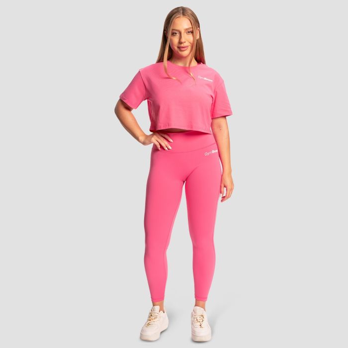 Women‘s Limitless Cropped T-Shirt Dragonfruit - GymBeam S