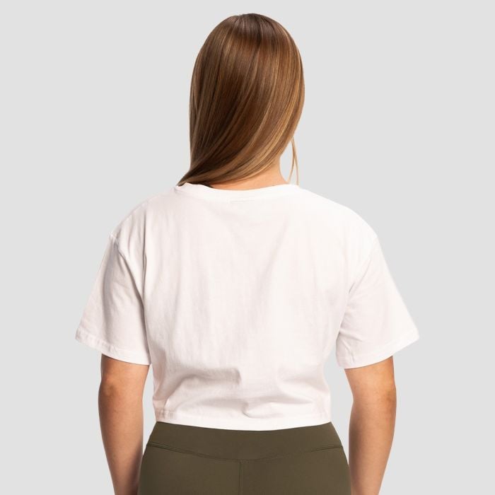 Women‘s Limitless Cropped T-Shirt White - GymBeam S