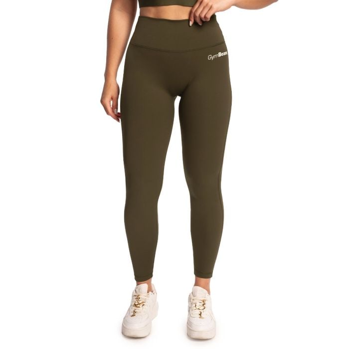 Women‘s Limitless High-Waisted Leggings Espresso - GymBeam S