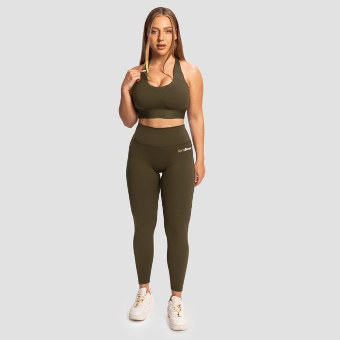 Women‘s Limitless High-Waisted Leggings Espresso - GymBeam S