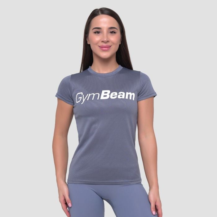 Women‘s Mesh T-shirt Essence Denim Blue - GymBeam S