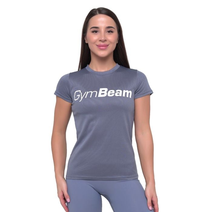 Women‘s Mesh T-shirt Essence Denim Blue - GymBeam S