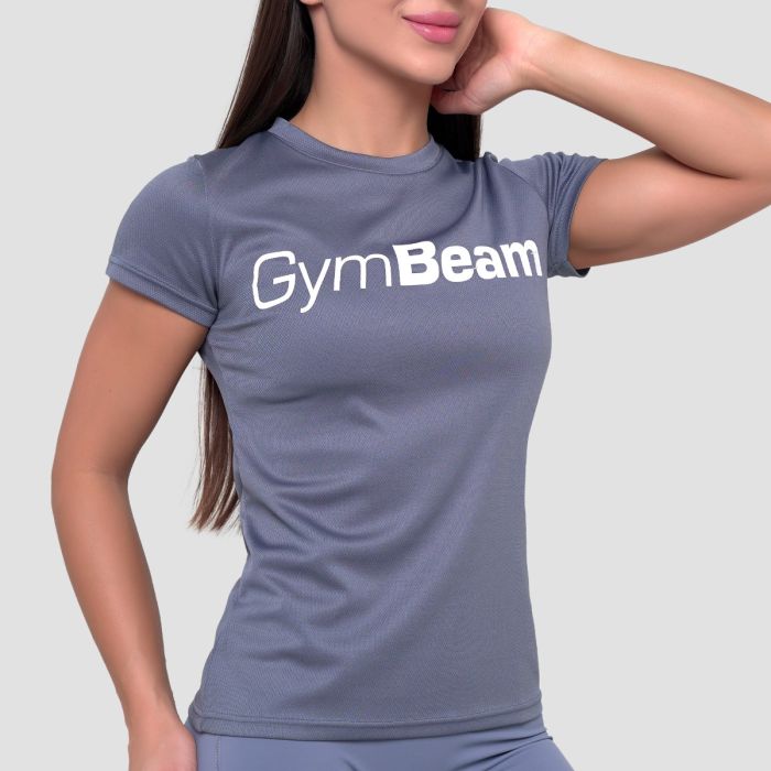 Women‘s Mesh T-shirt Essence Denim Blue - GymBeam S