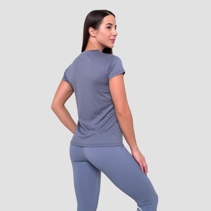 Women‘s Mesh T-shirt Essence Denim Blue - GymBeam S