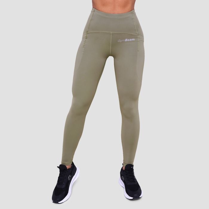 Women‘s Pulse Running Leggings Vetiver - GymBeam M