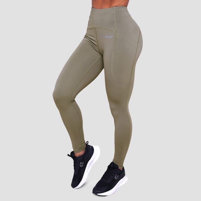 Women‘s Pulse Running Leggings Vetiver - GymBeam M
