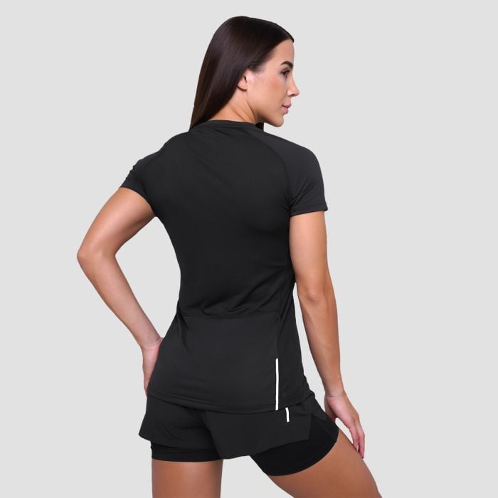 Women‘s Pulse Running T-Shirt Black - GymBeam XXL