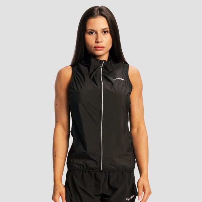 Women‘s Pulse X Running Gillet Black - GymBeam XL
