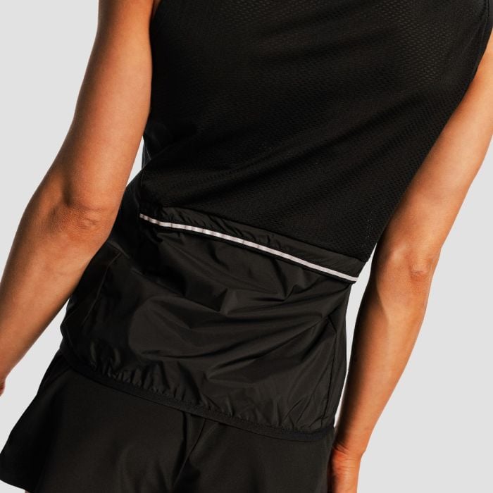 Women‘s Pulse X Running Gillet Black - GymBeam XL