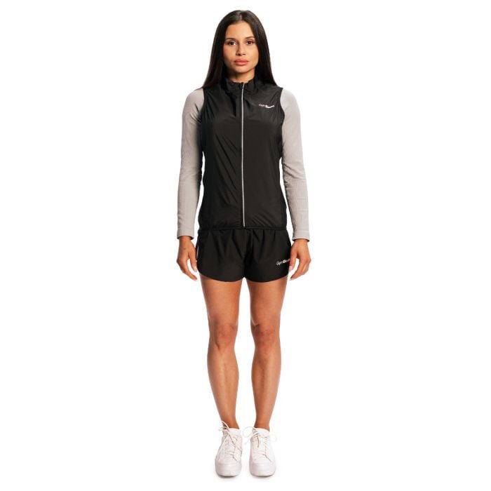 Women‘s Pulse X Running Gillet Black - GymBeam XL