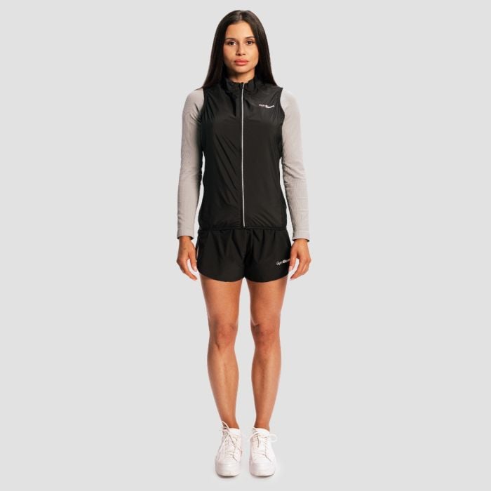Women‘s Pulse X Running Gillet Black - GymBeam XL