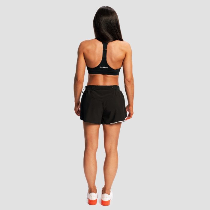Women‘s Pulse X Running Sports Bra Black - GymBeam XS