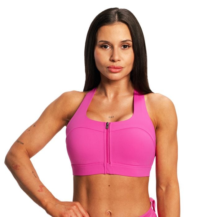 Women‘s Pulse X Running Sports Bra Purple - GymBeam L