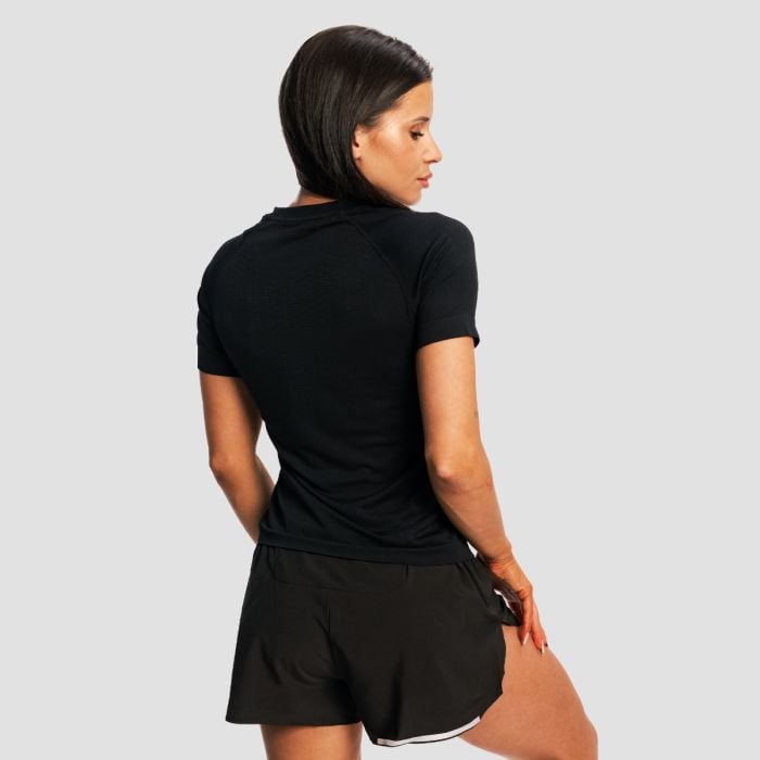 Women‘s Pulse X Running T-shirt Black - GymBeam L