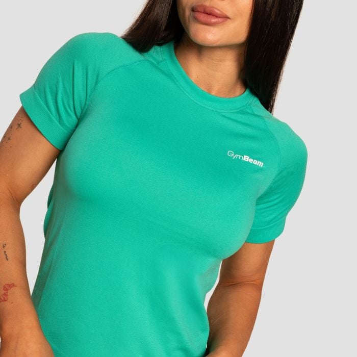 Women‘s Pulse X Running T-shirt Green - GymBeam XL