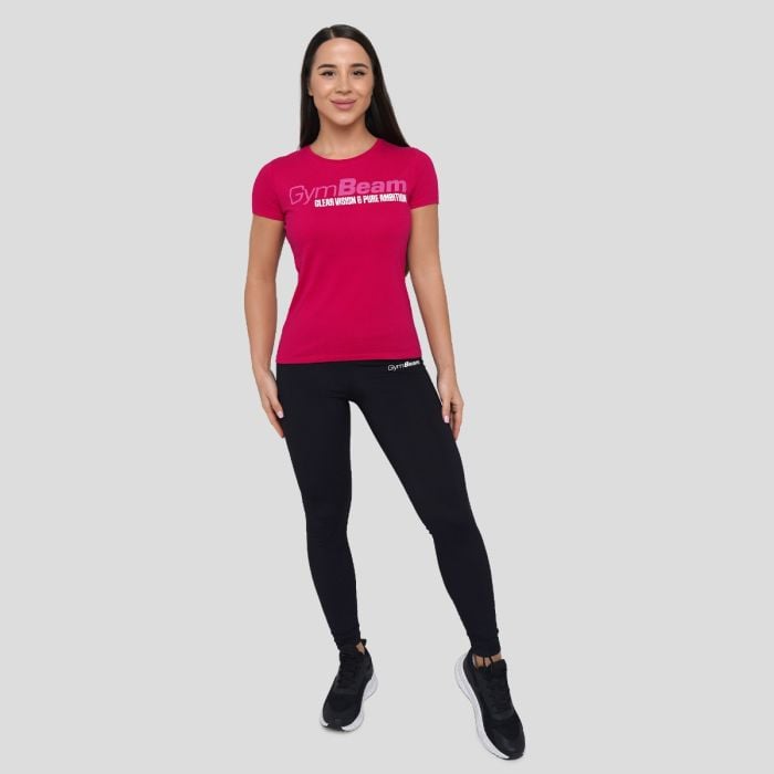Women‘s Pure Ambition T-shirt Sorbet - GymBeam L