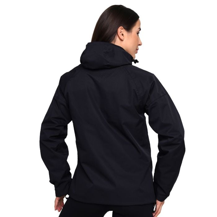 Women‘s Rain Smock Jacket Black - GymBeam L