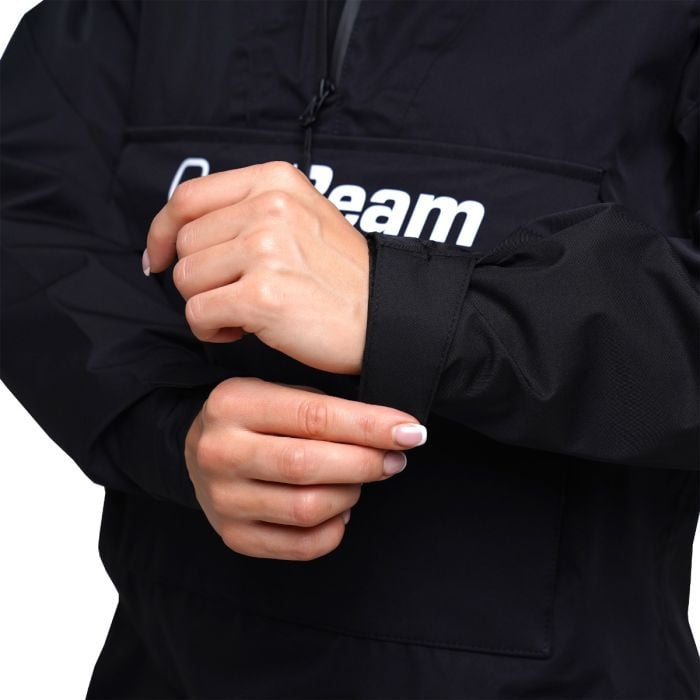 Women‘s Rain Smock Jacket Black - GymBeam L