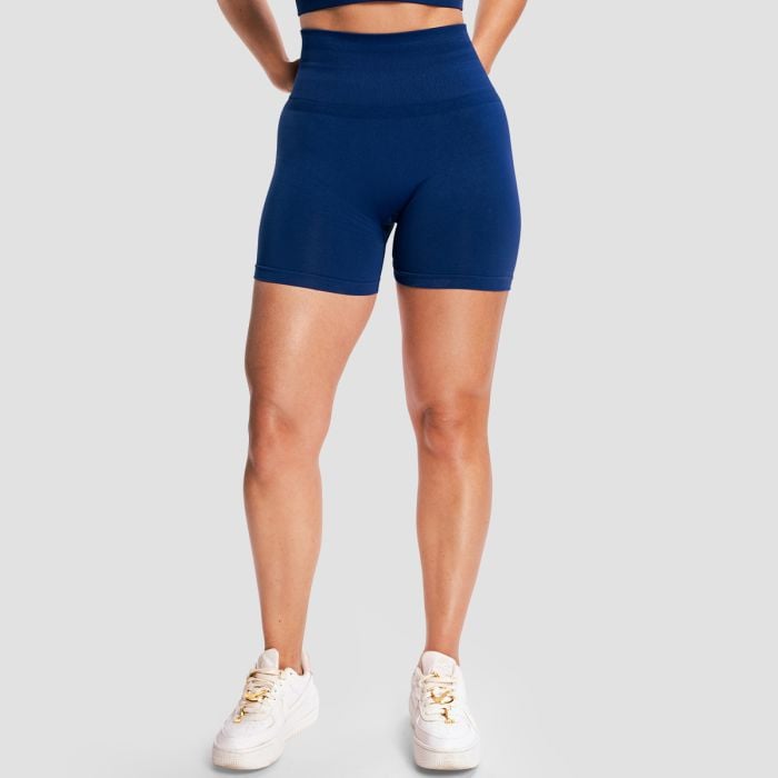 Women‘s Seamless Sculpt Shorts Navy - GymBeam L