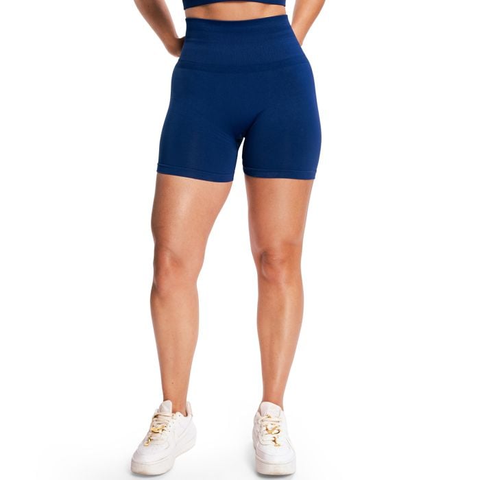 Women‘s Seamless Sculpt Shorts Navy - GymBeam L