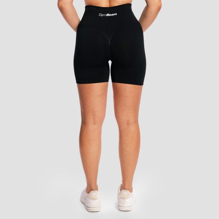 Women‘s Sculpt Seamless Shorts Black - GymBeam XL