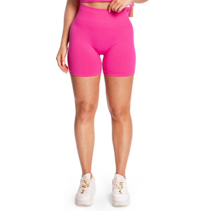 Women‘s Seamless Sculpt Shorts Rose - GymBeam L