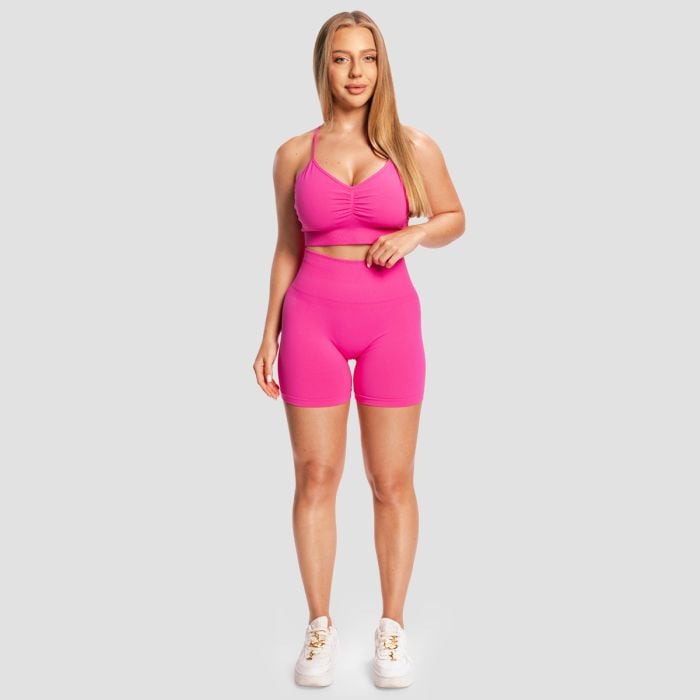 Women‘s Seamless Sculpt Shorts Rose - GymBeam L