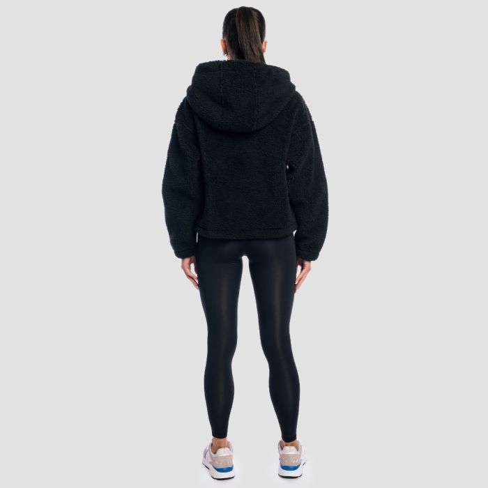 Women‘s Sherpa Jacket Black - GymBeam S