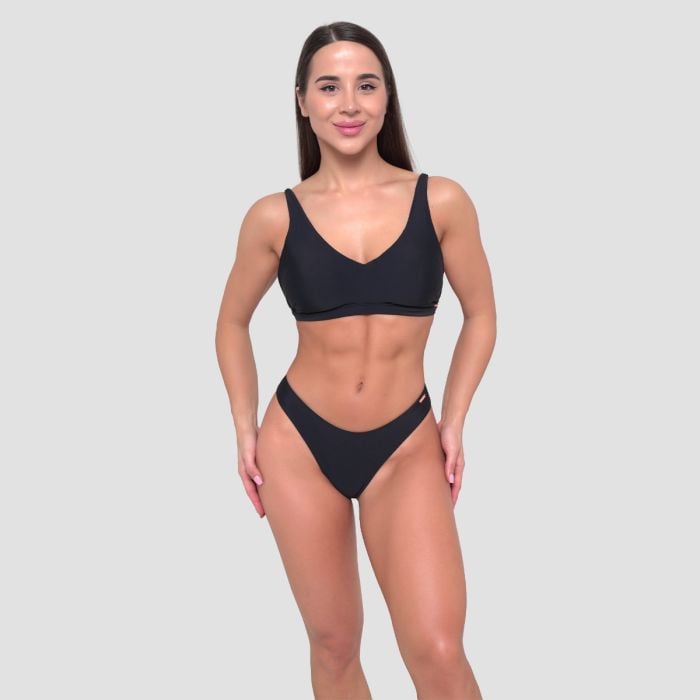 Women‘s Sports Bikini Bottom Black - GymBeam XL