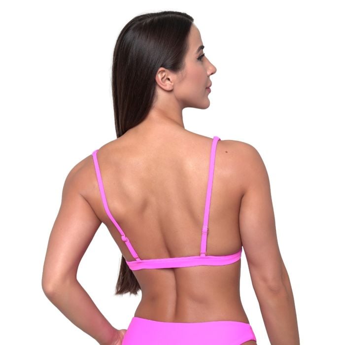 Women‘s Sports Bikini Top Pink - GymBeam XL
